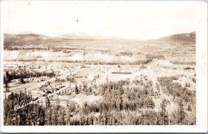 Postcard Canada - Whitehorse, Yukon Territory aerial RPPC