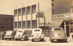 RPPC California VALLEJO Elks Club Solano County Zan Photo 1942 Vintage Postcard