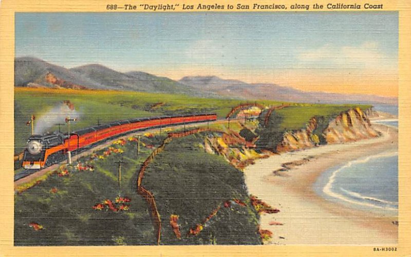 The Daylight, Los Angeles-San Francisco, CA., USA CA Train PU Unknown 