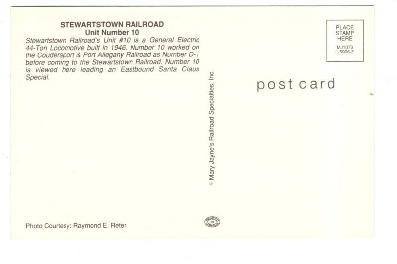 Stewartstown Railroad Train, Pennsylvania