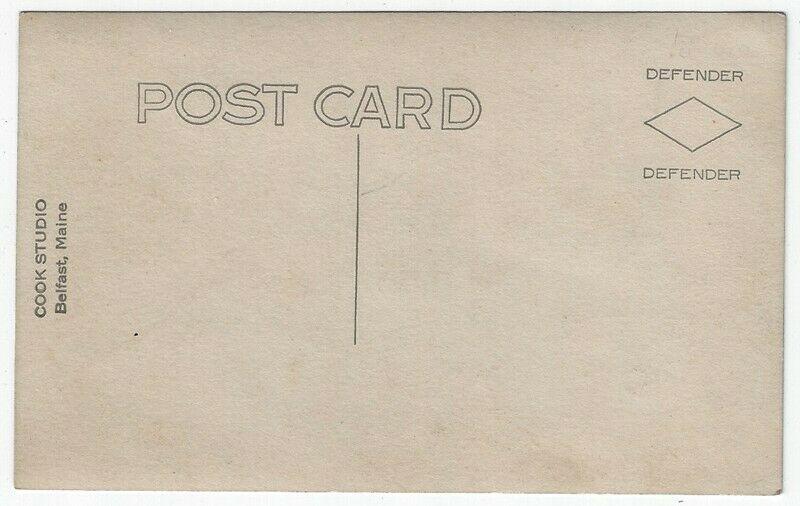 RPPC, Searsport , Maine, Early View of College Club Inn