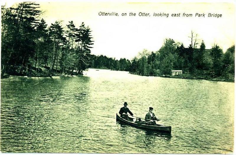OTTERVILLE ON - Otter looking East from Park Bridge - 1911