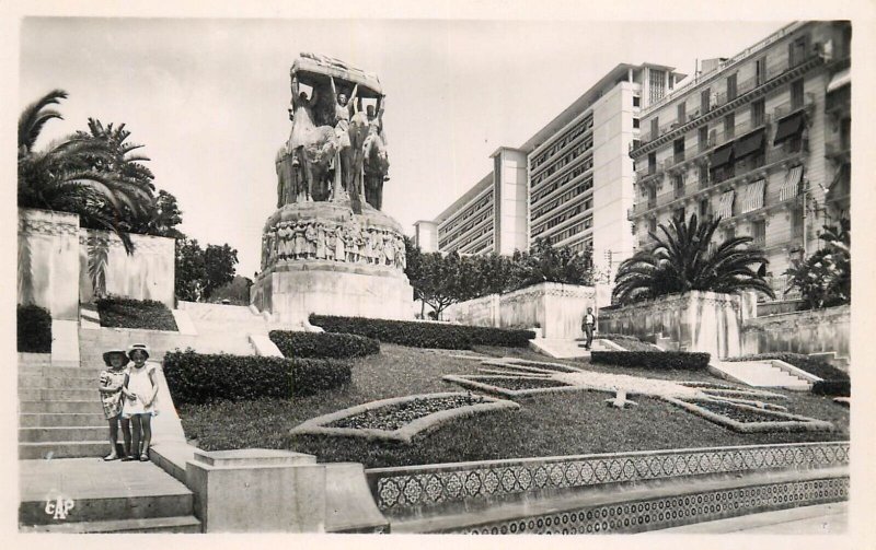 Lot of 11 photo postcards Algeria Alger topographical scenes and types 1940s