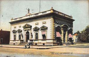 New Brighton Pennsylvania Post Office Street View Antique Postcard K89086