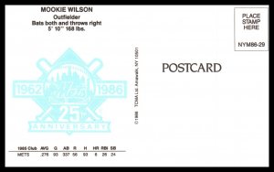 Mookie Wilson,Outfielder,New York Mets Baseball