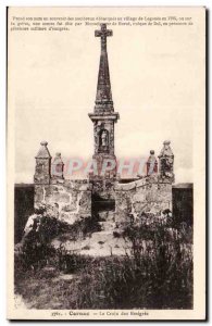 Carnac Old Postcard The Cross of Emigrants