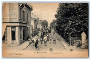 1919 Avenue from the Station Pornichet Loire-Atlantique France Posted Postcard