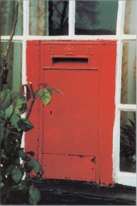 Royal Mail Postcard -Postbox, Wall Box, Rhewl Post Office, Nr Llangollen RR17676