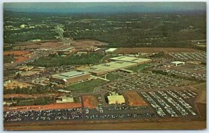 Postcard - Aerial View of textile Hall - Greenville, South Carolina