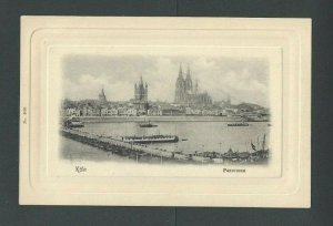 Ca 1906 Panorama Of Cologne Germany Mint UDB