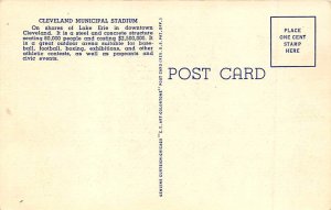 Municipal Stadium Cleveland Ohio USA Baseball , Stadium Unused 