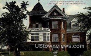 Residence of William Jennings Bryan - Lincoln, Nebraska NE  