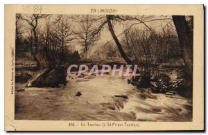 Old Postcard In Limousin The Taurion in St Priest Taurion