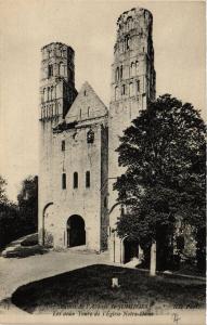 CPA Ruines de l'Abbaye de JUMIEGES Les deux Tours de l'Église N D. (348076)