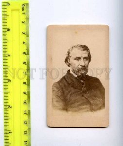 242515 TURGENEV Great Russian WRITER vintage PHOTO CDV