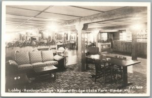 SLADE KY HEMLOCK LODGE HOTEL VINTAGE REAL PHOTO POSTCARD RPPC