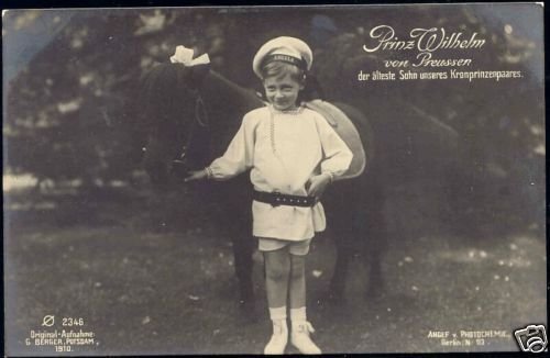 prussia, Prince Wilhelm (1910) RPPC 