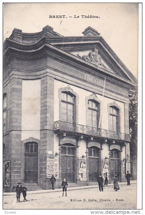 BREST, Finistere, France, 1900-1910´s; Le Theatre