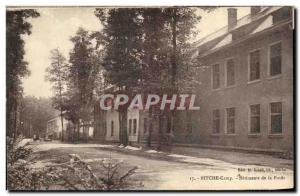 Old Postcard Bitche Camp Building of Army drill