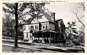 Lambda Chi Alpha House, Hamilton College - Clinton, New York NY  