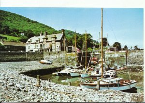 Somerset Postcard - The Pool - Porlock Weir - Ref 12894A
