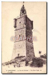 Old Postcard Draguignan the Clock Tower