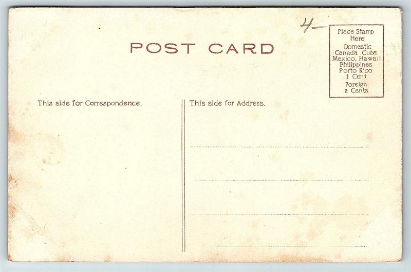 Postcard MT An Overland Stage Coach Montana Pre 1920's C2