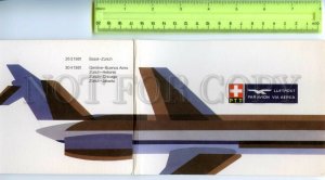 488536 LUFTPOST Par Avion Special COVER from set Swiss Air PLANE 1980s