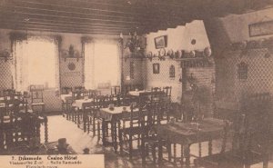 Diksmuide Casino Belgium Restaurant Old Postcard