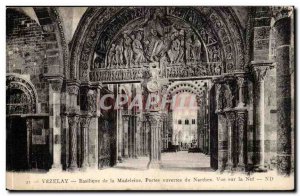Vezelay Old Postcard Basilica of the Madeleine Open House Narthex