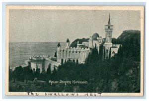 c1910's Bird's Eye View Of Royal Palace The Swallow Nest Ukraine Postcard 