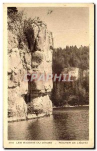 Old Postcard From The Doubs Basins Rock From & # 39Echo