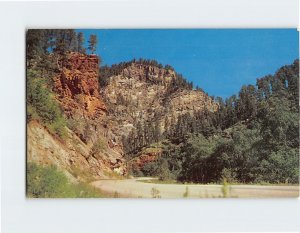 Postcard Spearfish Canyon, Black Hills, Spearfish, South Dakota