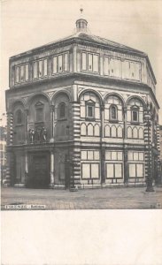 RPPC FIRENZE BATTISTERO ITALY REAL PHOTO POSTCARD (c. 1905)