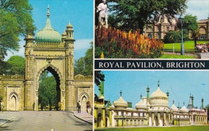 England Grighton The Royal Pavilion North Gate & The Dome