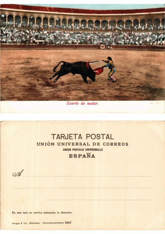 CPA Bullfighting - Suerte de Matar (775860)