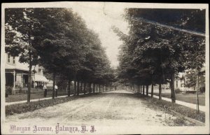 Palmyra New Jersey NJ Morgan Ave 1907 Used Real Photo Postcard