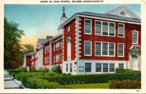 Massachusetts Malden Beebe Junior High School 1948
