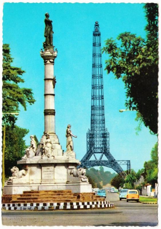 Guatemala City Garcia Granados Monument & Tower of Reformer 1960s-1970s Postcard