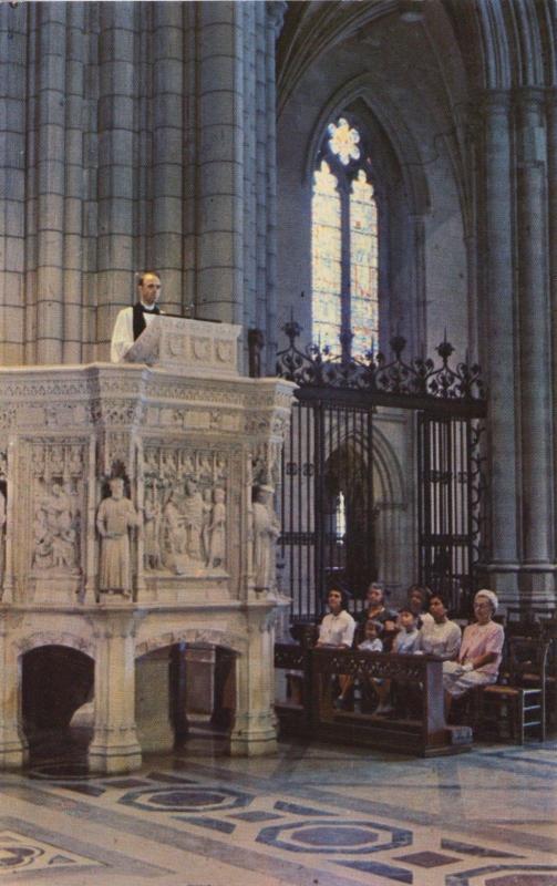 Washington Cathedral Mount Saint Alban Washington DC Vintage Postcard