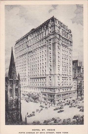New York City Hotel St Regis Albertype