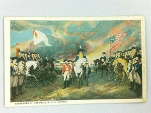 Vintage Postcard Surrender of Cornwallis U.S. Capital