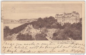 Vue generale du Grand Hotel, CANNES, Alpes Maritimes, France, PU-1912