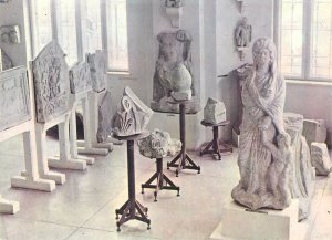 Postcard Muzeul de Istorie al Transilvaniei lapidarul roman history culture