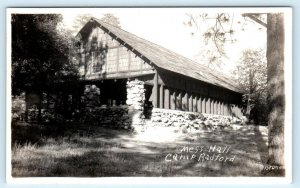 RPPC  SAN BERNARDINO Mountains, CA ~ Mess Hall CAMP RADFORD c1930s-40s Postcard