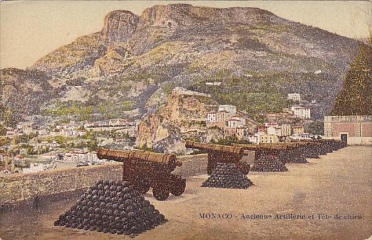 Monaco Ancienne Artillerie et Tete de Chien