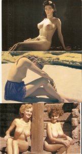 Nude postcards Lot of six (6)) Modern repro of Classic Pin-Up  postcards