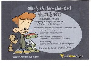 Ollie's Under-the-Bed Adventures, Advertising Animated Teletoon Show