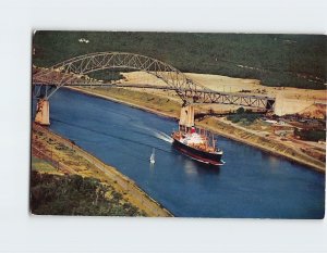 Postcard Cape Cod Canal And Sagamore Bridge, Massachusetts