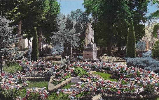 France Draguignan Le Jardin public 1957 Photo